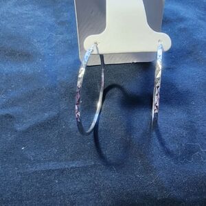 Elegant Silver Hoop Earrings